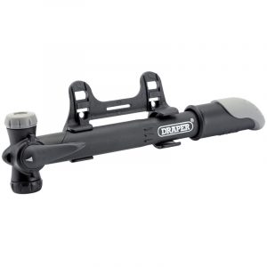 Twin Connector Soft Grip Bicycle Hand Pump