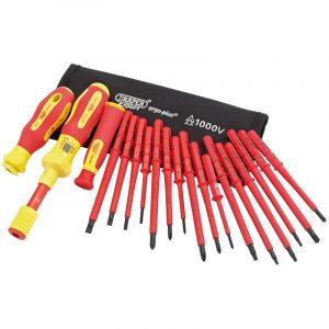 Ergo Plus® Interchangeable VDE Torque Screwdriver Set (19 Piece)