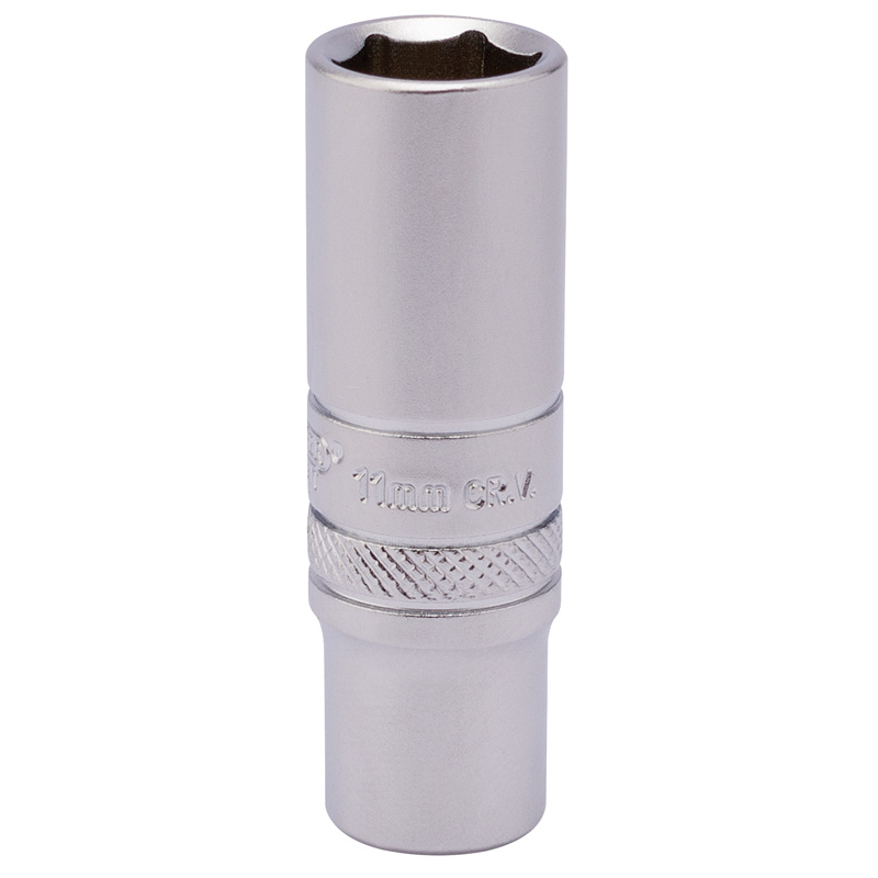 1/4" Sq. Dr. 6 Point Deep Socket (11mm)