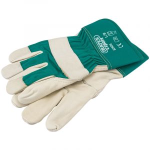 Premium Leather Gardening Gloves - L