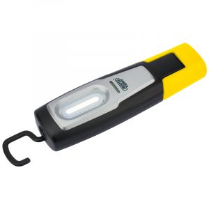 Compact Inspection Lamp with Rechargeable 2W COB LED (Yellow)