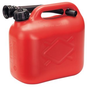 5L Plastic Fuel Can - Red