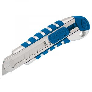 18mm Soft Grip Retractable Knife with Seven Segment Blade