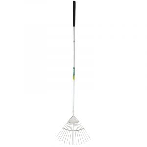 Stainless Steel Soft Grip Lawn Rake