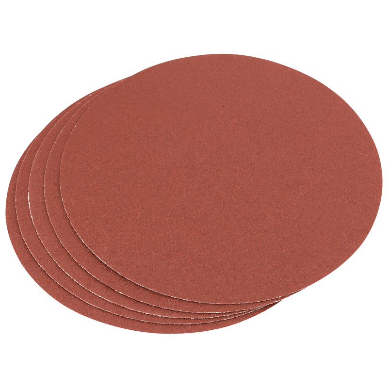 Five 60 Grit Aluminium Oxide Sanding Discs (150mm)
