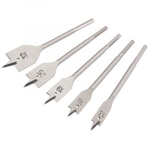 Metric Flat Wood Bit Set (5 Piece)