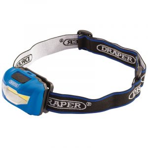 3W COB LED Head Torch (3 x AAA Batteries Supplied)