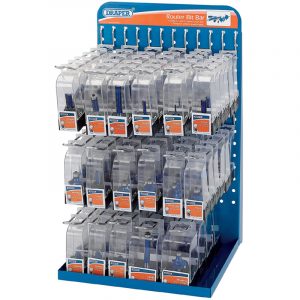 Router Bit Dispenser Complete with 98 Assorted Router Bits