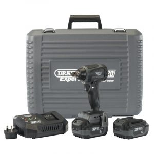 XP20 20V Brushless 1/2" Impact Wrench (300Nm) with 2x 4Ah Batteries and Fast Charger
