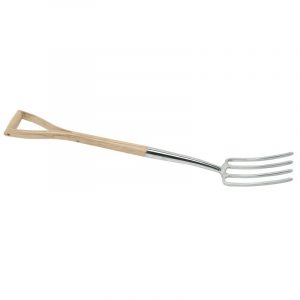 Stainless Steel Border Fork with Ash Handle