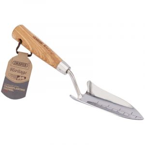 Stainless Steel Transplanting Trowel with Ash Handle