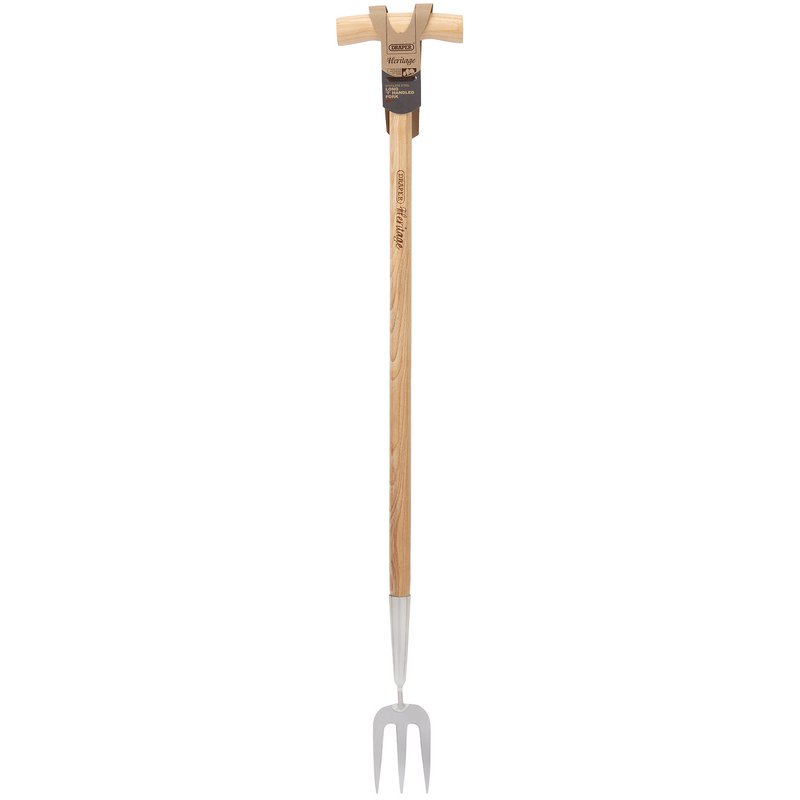 Draper Heritage Stainless Steel Fork With Ash Long Handle