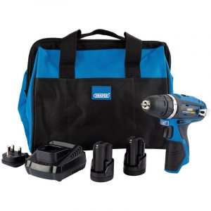 Draper Storm Force® 10.8V Power Interchange Rotary Kit (+2 x 1.5Ah Batteries, Charger and Bag)
