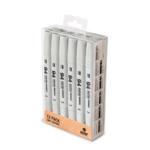 MTN 94 Graphic Markers GREY SHADES