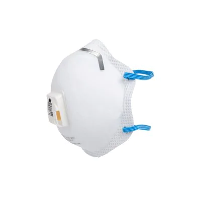 3M™ Cupped Particulate Respirator 8322, P2, valved, 10/Box