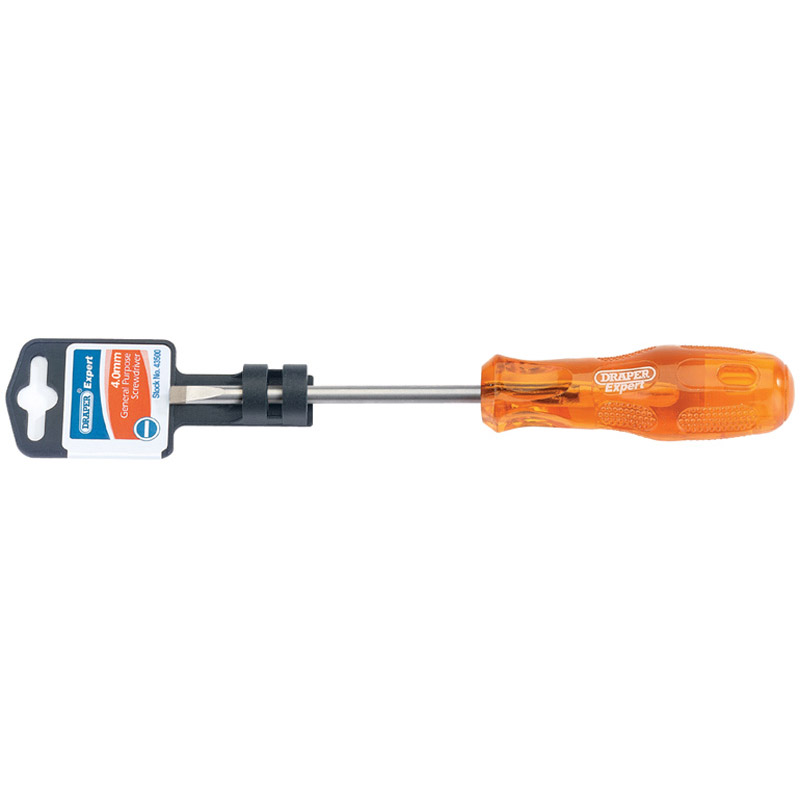 3.0mm x 150mm Plain Slot Parallel Tip Engineers Screwdriver
