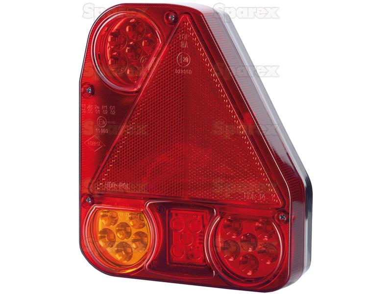 SPAREX LED Rear Combination Light, Function: 4, Brake / Tail / Indicator / Fog, RH, 12-24V