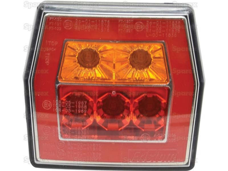 SPAREX LED Rear Combination Light, Function: 3, Brake / Tail / Indicator, RH & LH, 12-36V