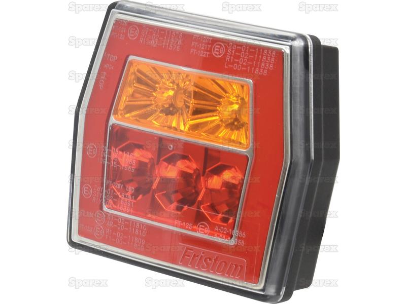 SPAREX LED Rear Combination Light, Function: 3, Brake / Tail / Indicator, RH & LH, 12-36V - Image 3