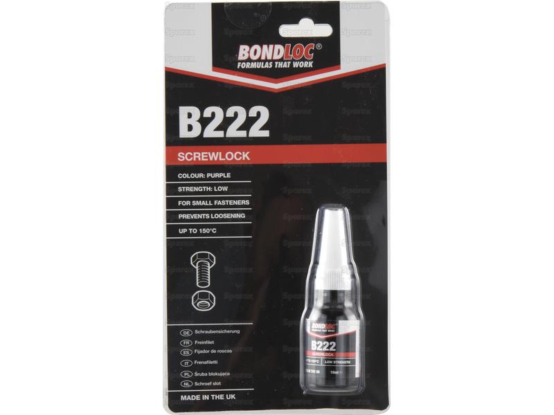 SPAREX BondLoc B222 - Screwlock - 10ml - Image 2