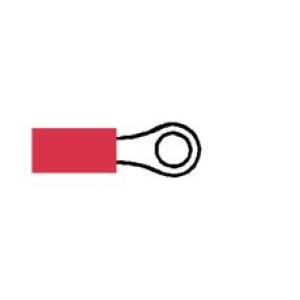 Red Pre-Insulated Ring Terminals - 3.70mm