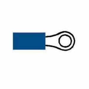 Blue Pre-Insulated Ring Terminals - 3.70mm