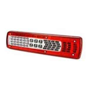 7-Function LED Rear Trailer Lamp With Triangle Reflector – 12/24V | Left Hand