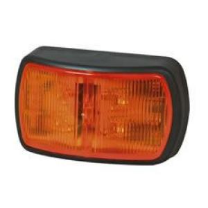 Amber LED Side Marker Lamp with Superseal Plug - 12/24V