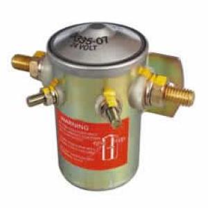 Bulkhead Make and Break Solenoid - 100A Continuous at 24V