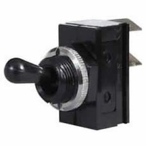 On/Off Toggle Switch with Plastic Toggle Lever - 10A at 12V