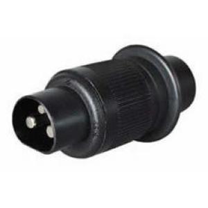 3 Pin Plastic Non-Reversable Plug - 12V