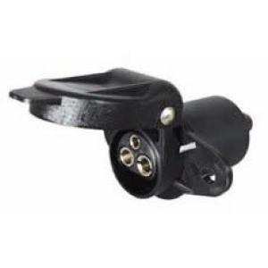 3 Pin Plastic Non-Reversable Socket - 12V