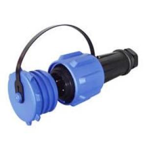 2 Pin Heavy Duty Waterproof Plastic Plug - 32A