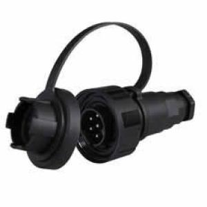 4 Pin Waterproof Plastic Plug - 6A