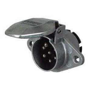 24V 7 Pin Alloy Trailer Plug - ISO 1185(24N)