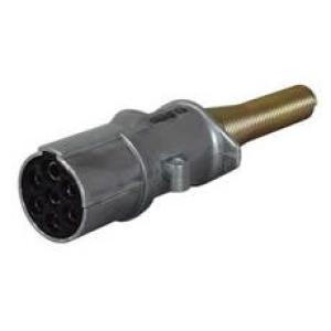 24V 7 Pin Alloy Trailer Socket - ISO 1185(24N)