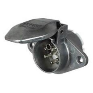 24V 7 Pin Alloy Trailer Plug - ISO 3731(24S)