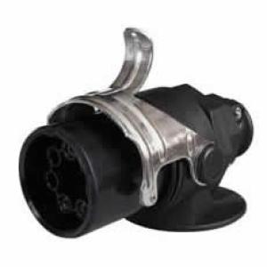 7 Pin Plastic Trailer EBS Socket - 24V
