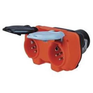 15 Pin Plug Adaptor - 15 Pin Socket to 2 x 7 Pin Plugs - 24V