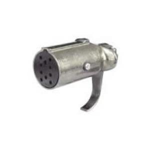 24V 10 Pin Aluminium Clang Trailer Socket