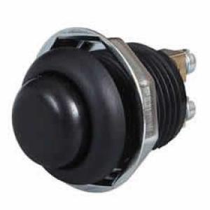 Black Momentary On Push Switch - 12.5A at 12V