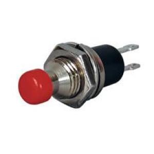 Miniature Momentary On Push Switch with Plastic Button - 0.5A at 30V
