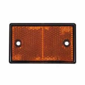 89mm Amber Reflector Reflector 2 Hole Fixing