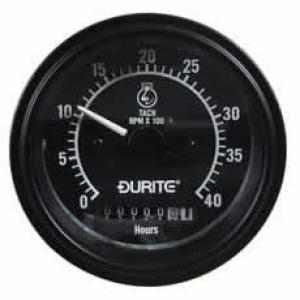 12/24V Alternator Pick-up Tachometer with Hour Meter - 0-4000RPM