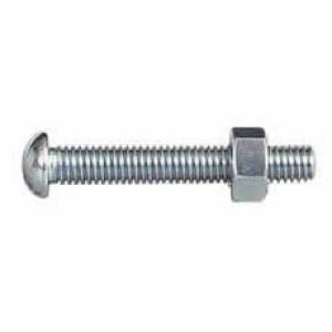 Nuts and Bolts for Trailer Sockets - 2BA x 1.25in Round Head