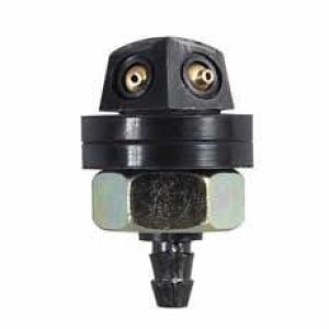 Low Profile Twin Individually-Adjustable Windscreen Washer Jet