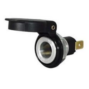 DIN Socket with Spring-Loaded Cap - 16A