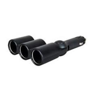 Cigarette Lighter 3 Way Adaptor Socket