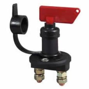 Battery Isolator with Removable Key and Splashproof Cover - 100A 24V