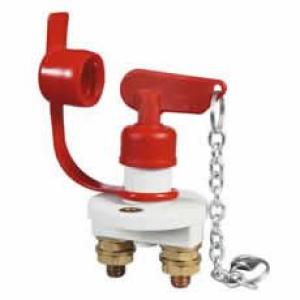 Marine Battery Isolator with Removable Key and Splashproof Cover -75A 24V